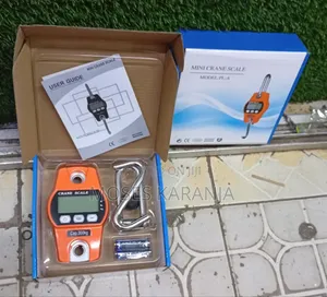 Portable LCD Digital Hanging Crane Scale With Hook & Shackle