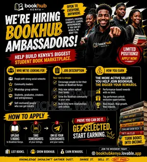 Marketers/ Brand Ambassadors NEEDED