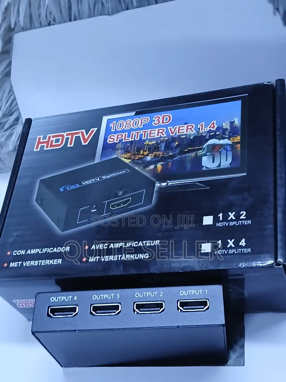 1x4 HDMI Splitter 1080P Full HD Video Distributor