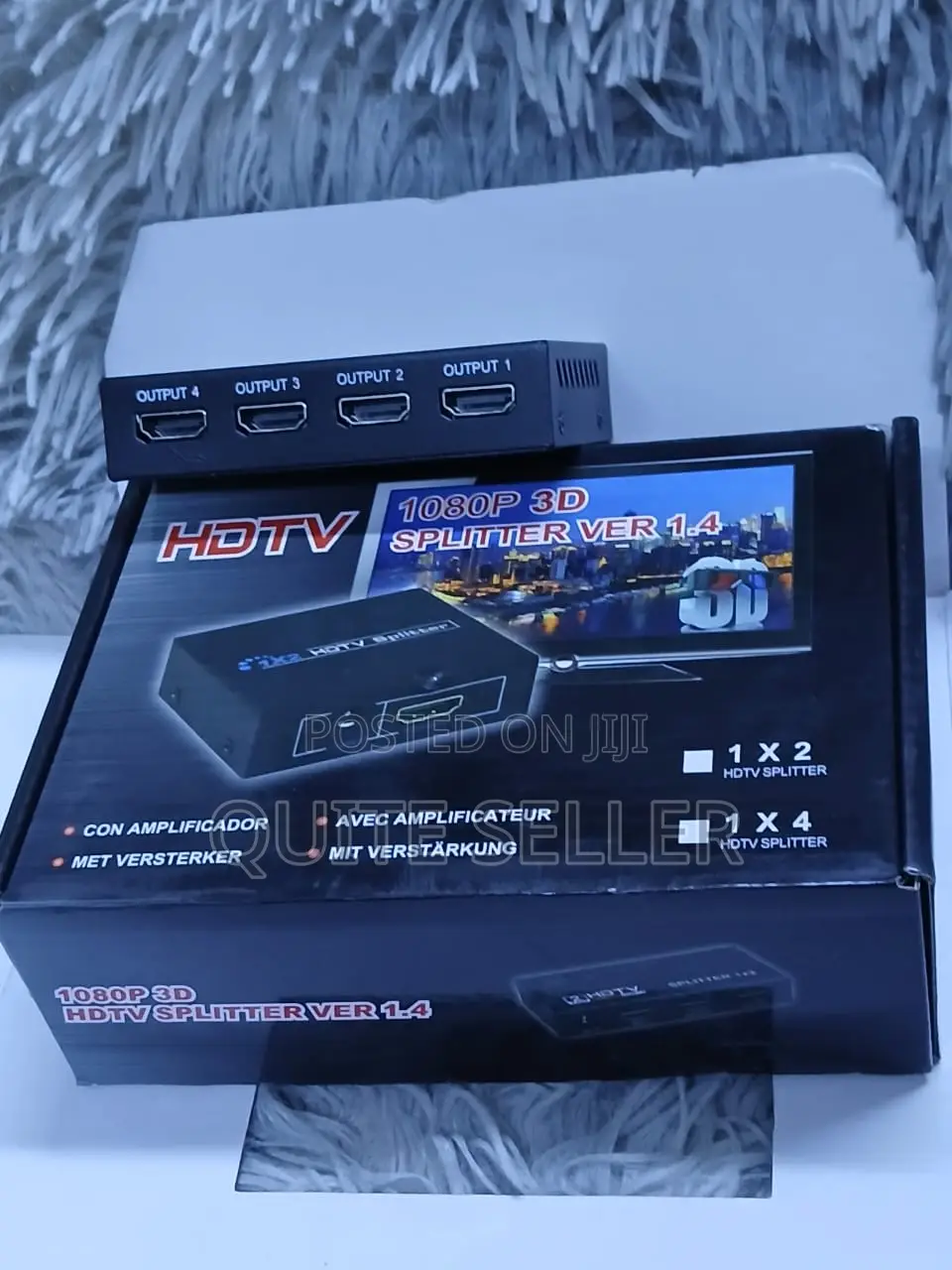 HDMI 4-Way Splitter With Audio and Video Support
