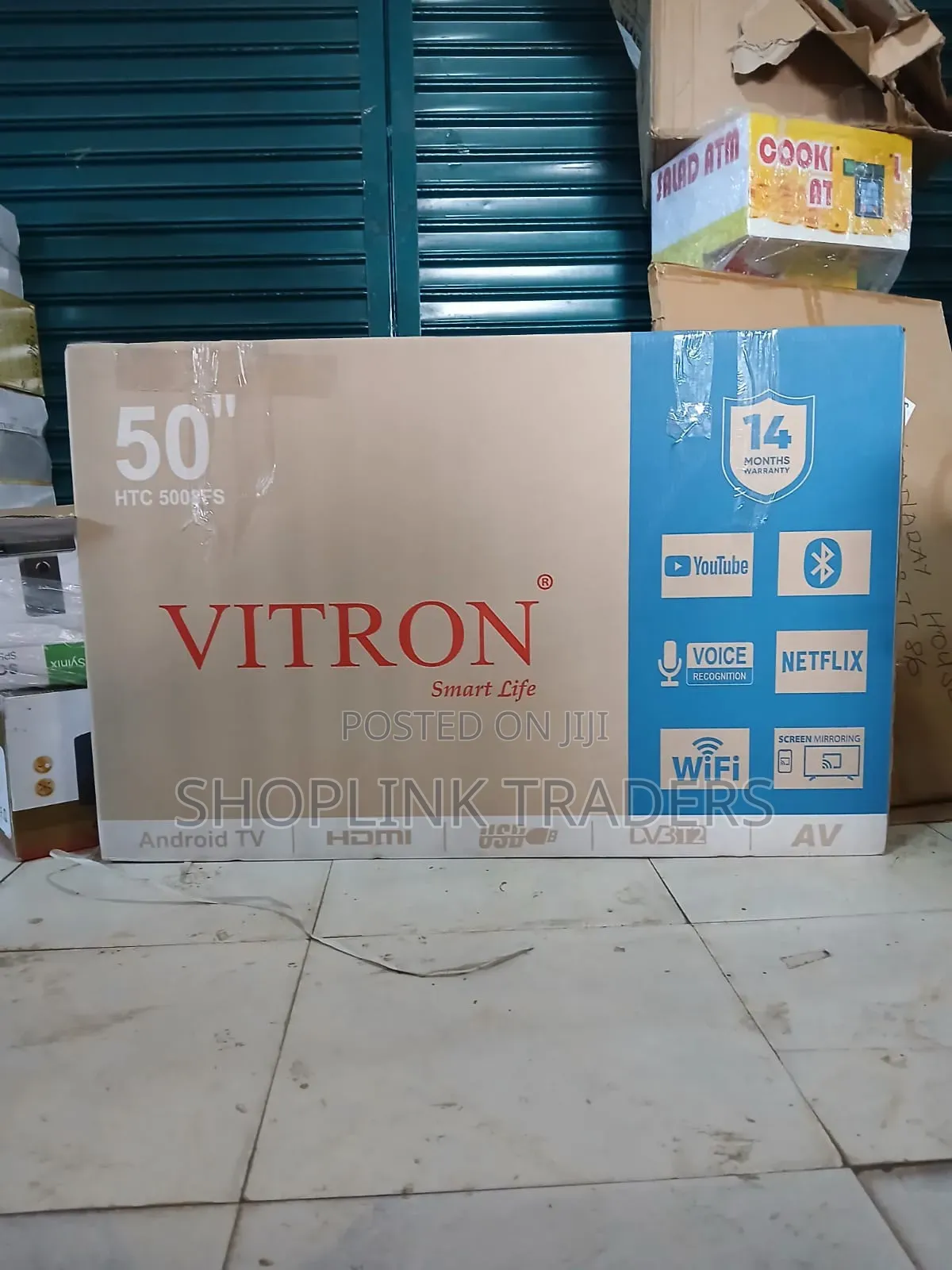 Vitron 50" Inch QLED TV HTC50QW Frameless 2K Quad