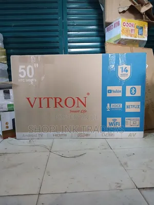 Vitron 50" Inch QLED TV HTC50QW Frameless 2K Quad