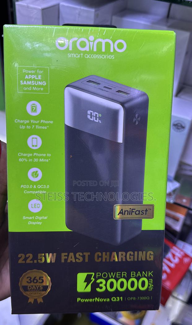 30000mah Oraimo Powerbank