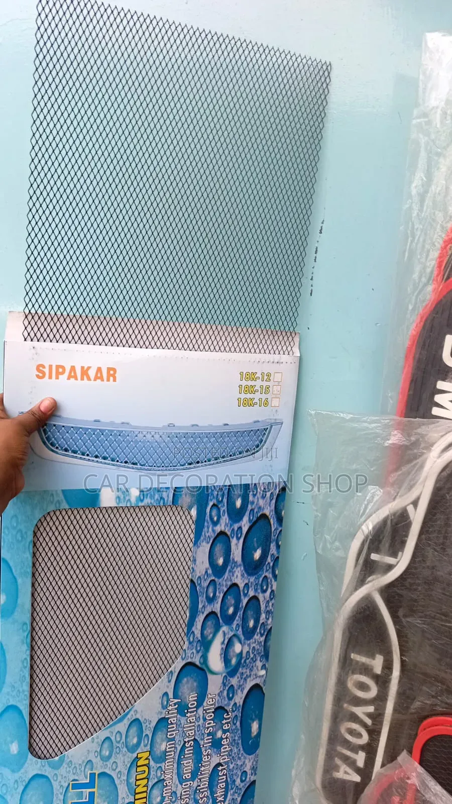 Car Customizing Metallic Aluminum Car Bumper Grill Mesh
