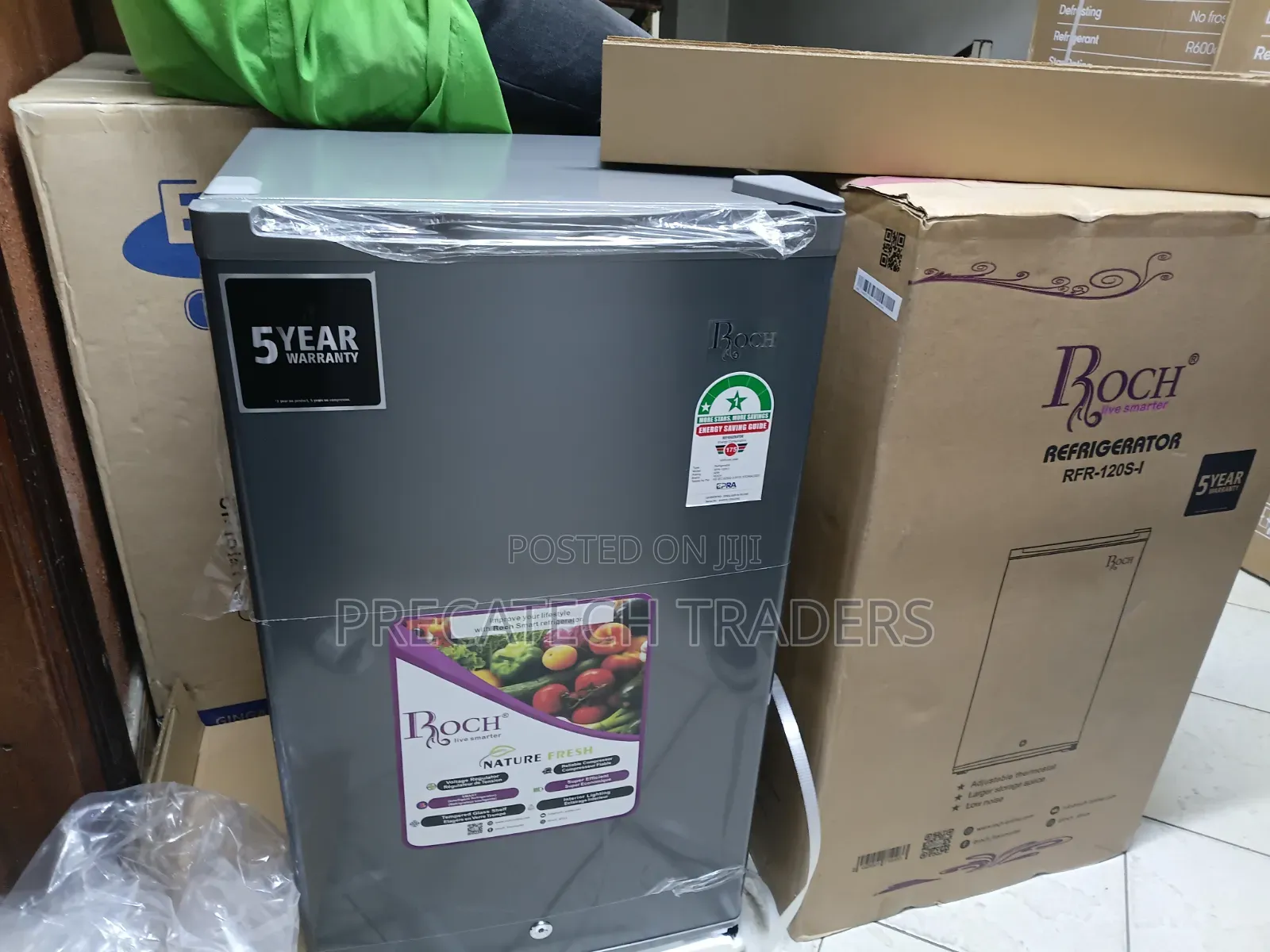 Roch 90 Litres Refrigerator With 5-Year Compressor Warranty