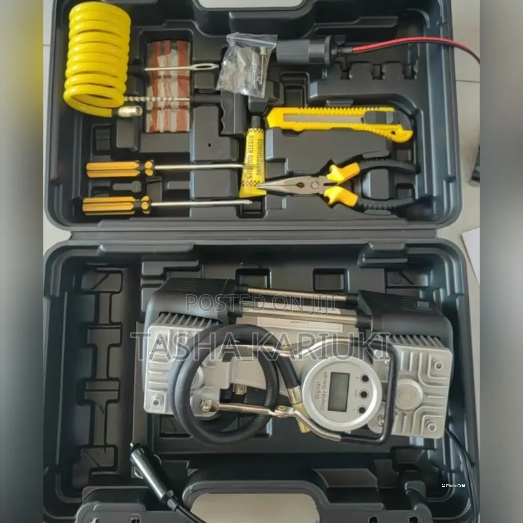 Portable (Digital Gauge)2-Cylinder Portable Air Compressor