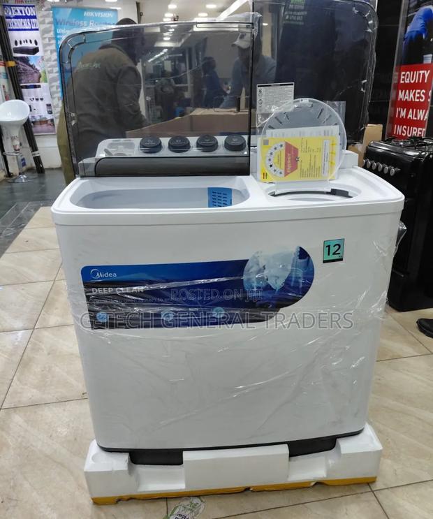 Midea 14kg Top Loader Wash and Spin Semi Automatic Washing Machine - thumbnail 2