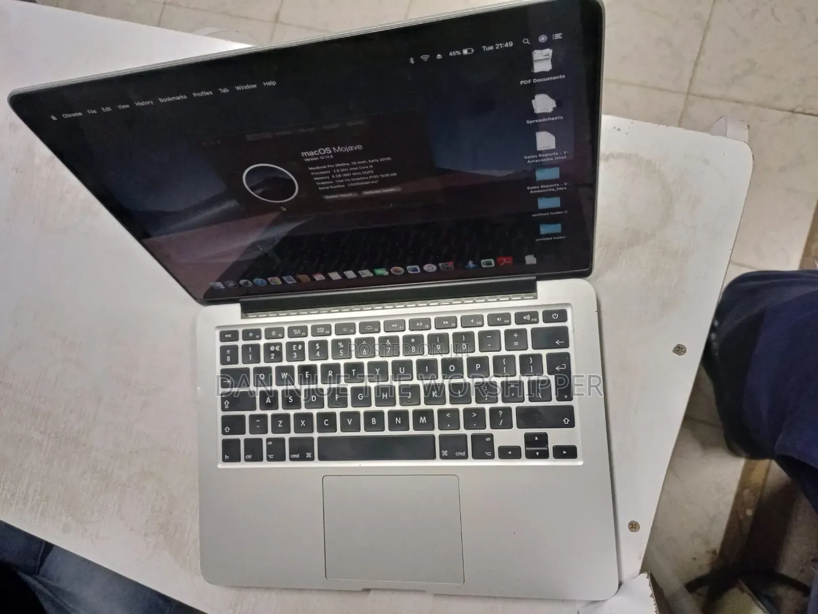 Laptop Apple MacBook Pro 2015 8GB Intel Core i5 SSD 512GB