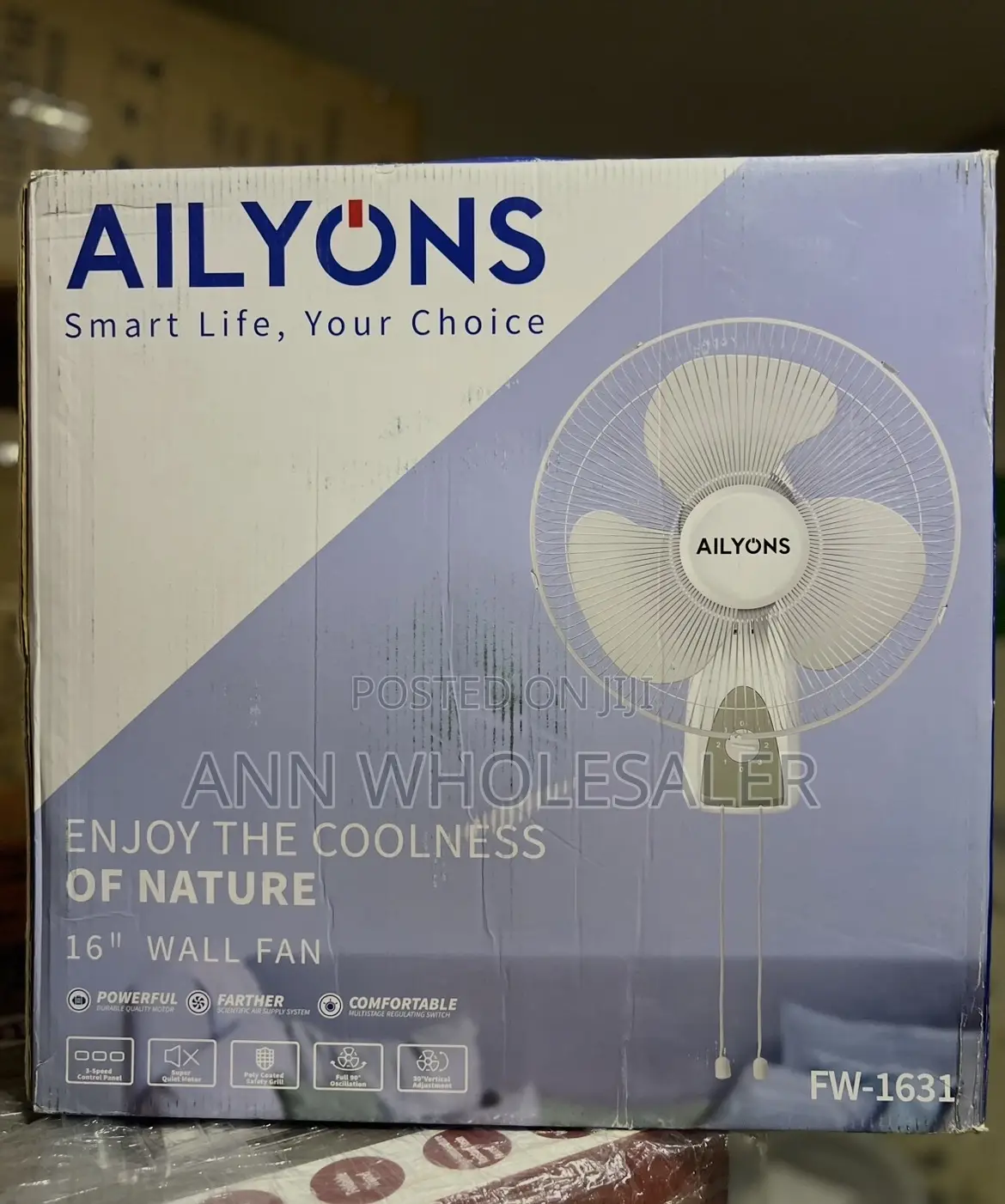 Ailyons 16 Inches Wall Fan