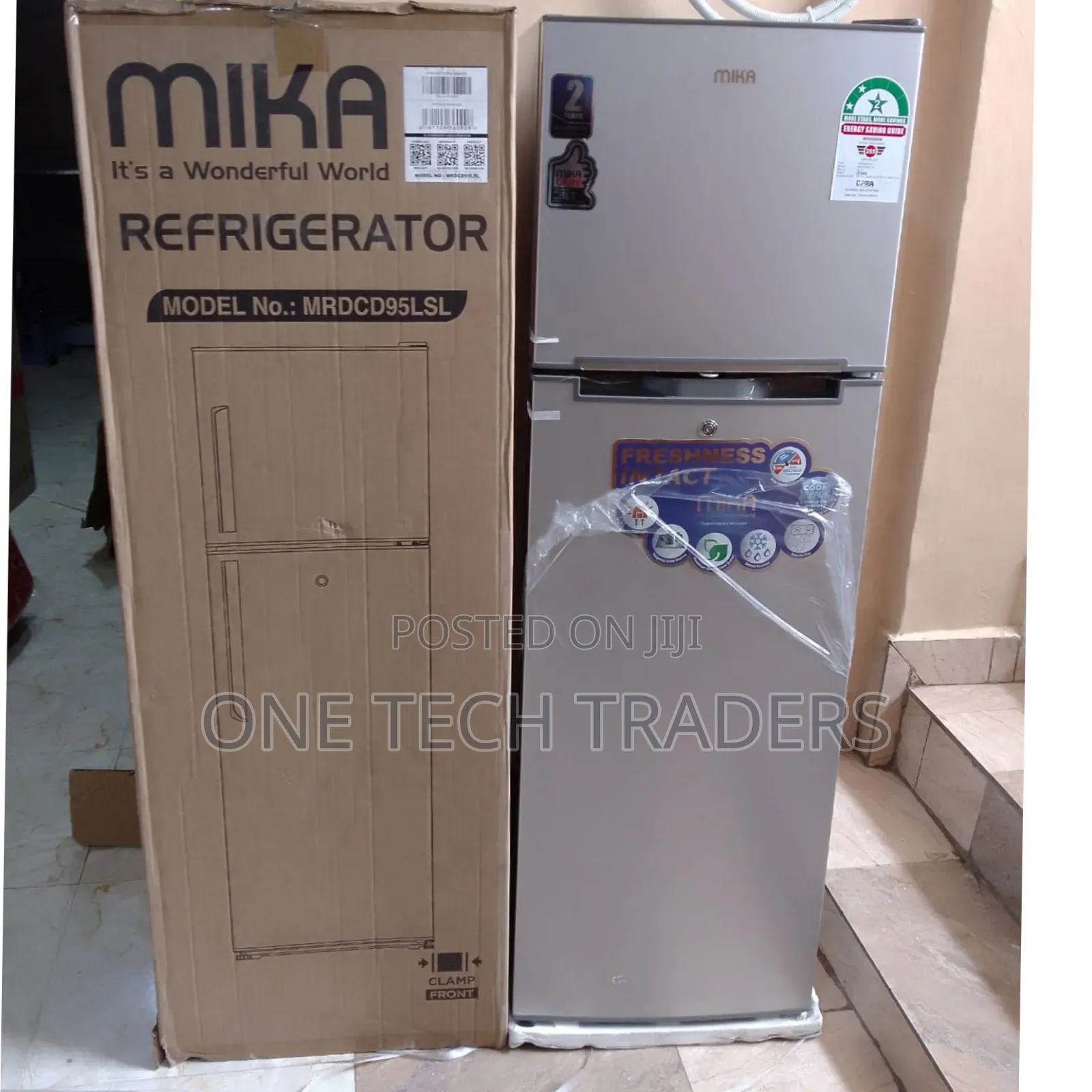 Mika 168 Litres Double Door Refrigerator