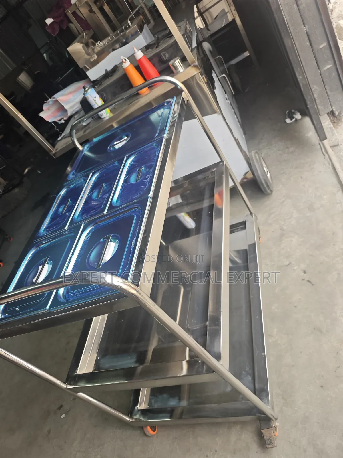 Food Trolley Three Tier