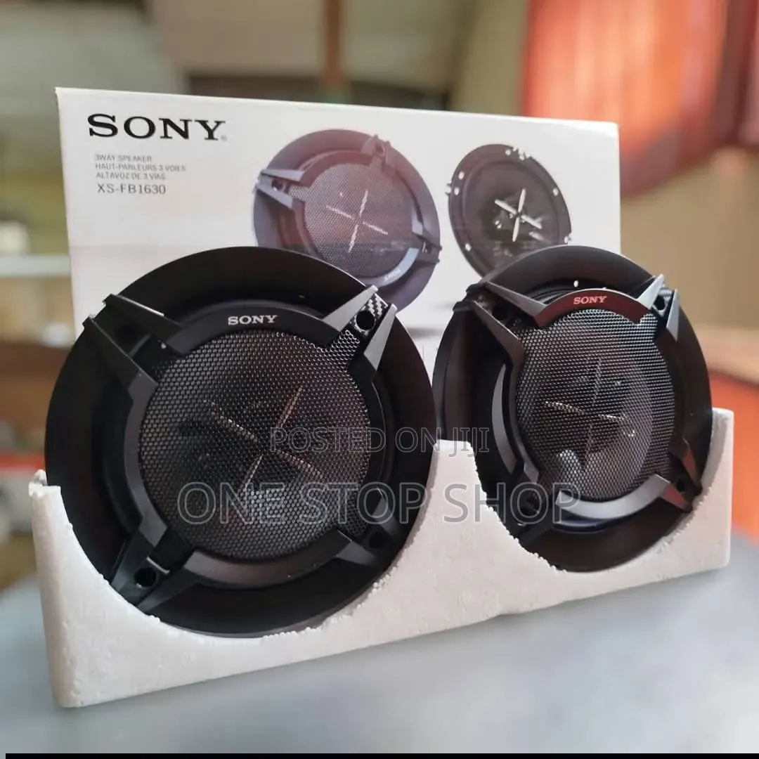 Sony 3_way Coaxial Door Speakers With Black Mesh