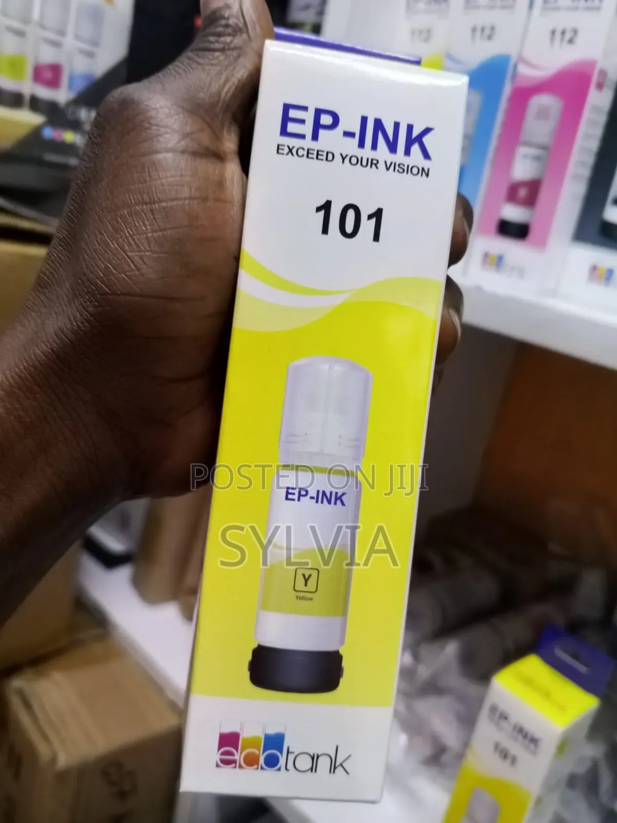 Epson -EP 112 Ink Yellow Bottle