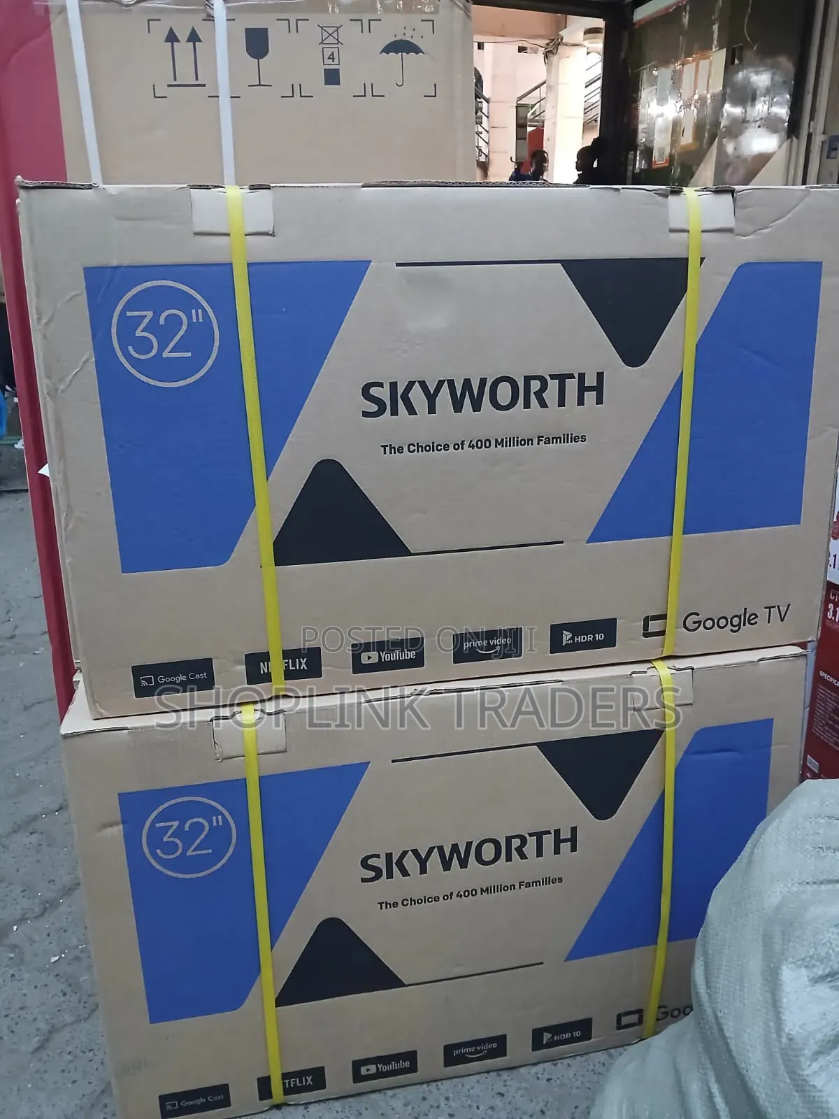 Skyworth 32 Inch, Frameless, Bluetooth Enabled Smart TV