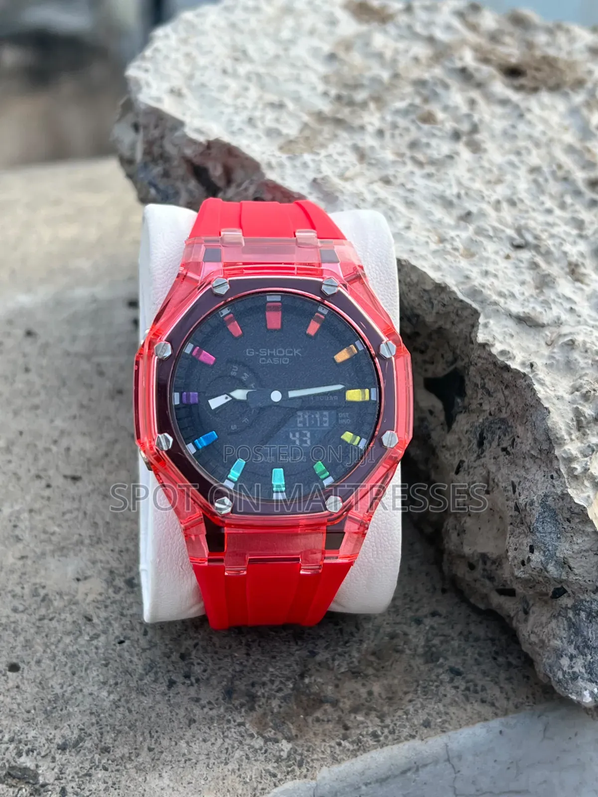 G-Shock Casio Watch Unisex. Red,Pink,Blue and Yellow.