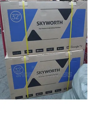 Skyworth 32E3500G 32" Inches Frameless Smart Android TV ,Bluetooth
L