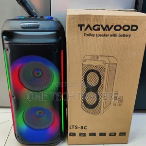 Tagwood Rechargeable Party Box With Microphone and Remote
