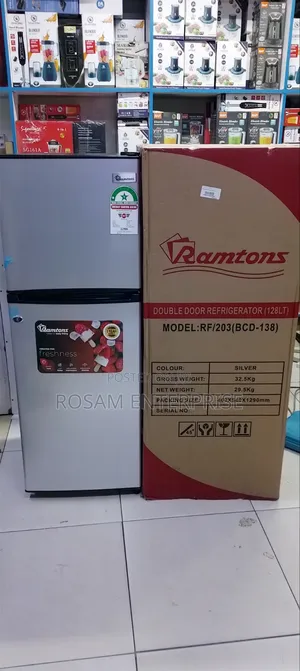 Ramtons 128L Refrigerator Double Door