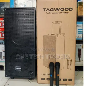 Tagwood Rechargeable Portable Speaker 10B,Double Speakers,2 Microphens