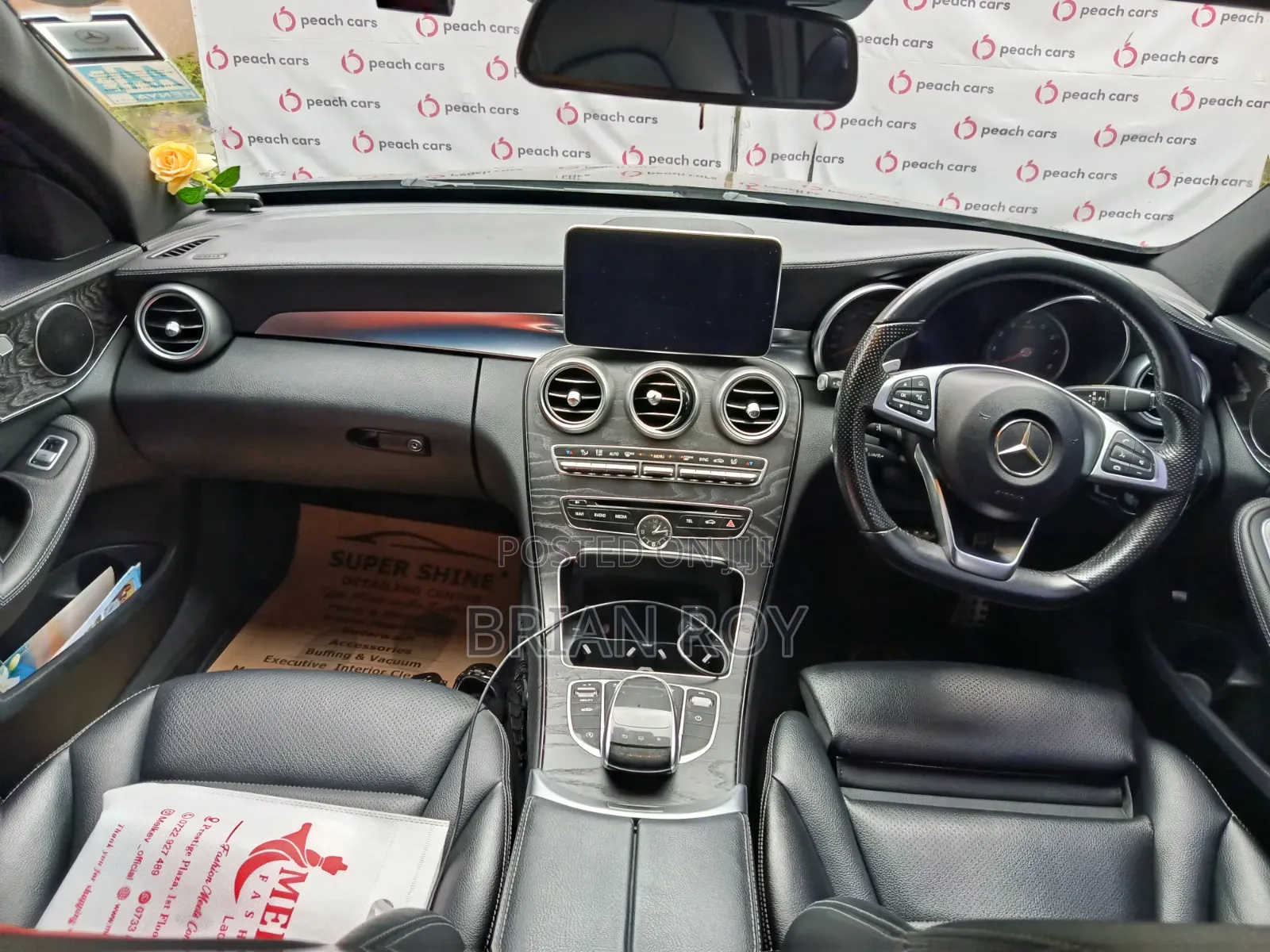 Mercedes-Benz C200 2015 Black