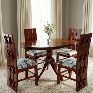 Heritage Oval Wooden 4 Seater Dining Set