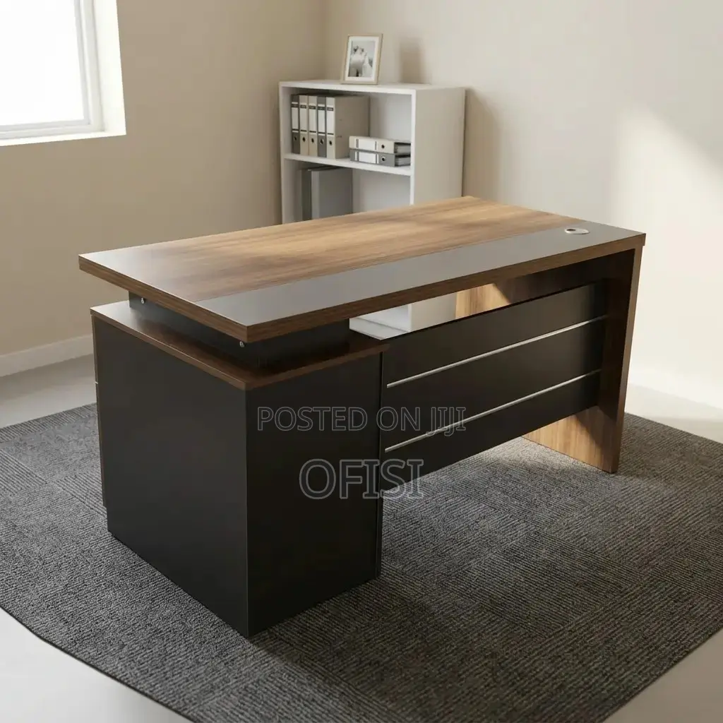 Office Desk; 140cm Straight Office Desk