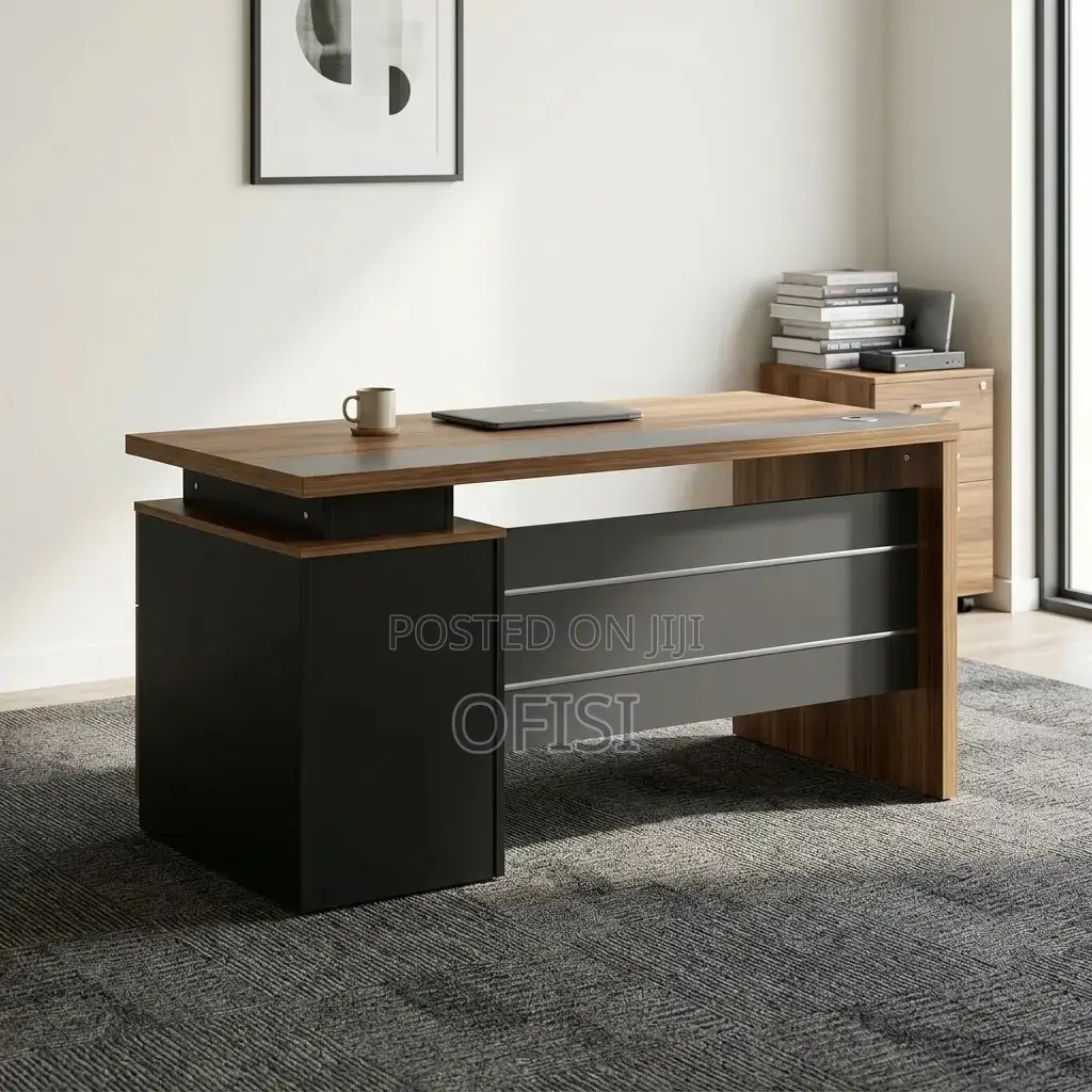Office Desk; 140cm Straight Office Desk