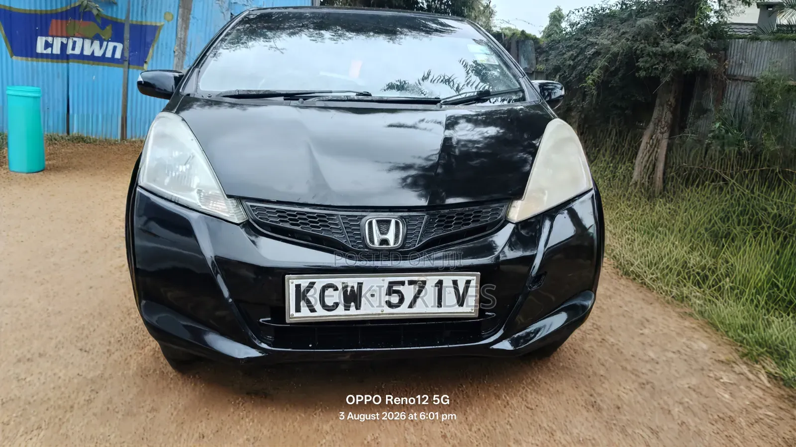 Honda Fit 2012 Black
