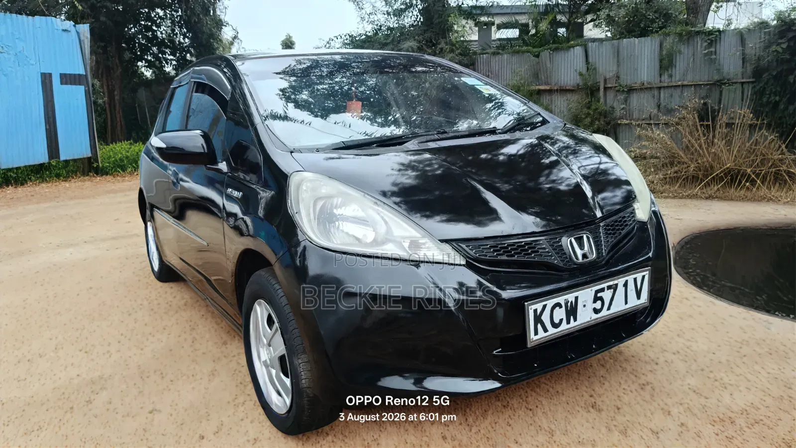 Honda Fit 2012 Black