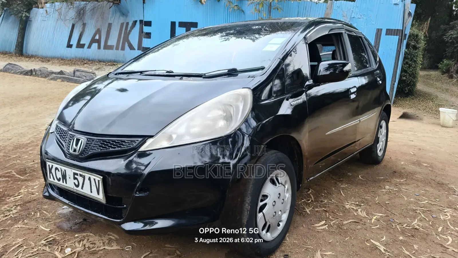 Honda Fit 2012 Black