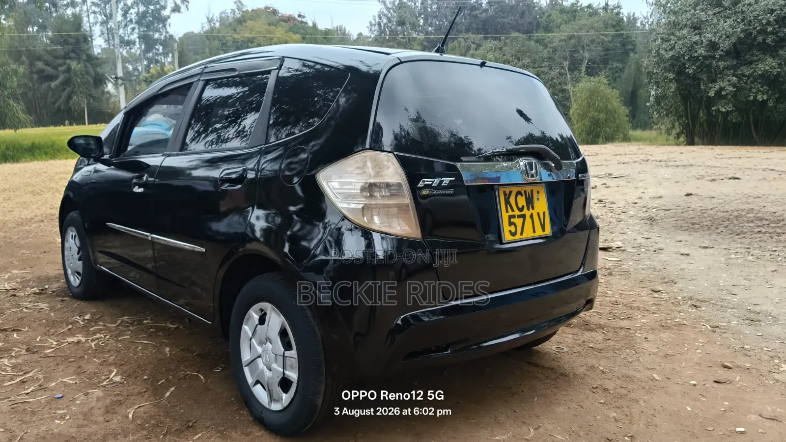 Honda Fit 2012 Black