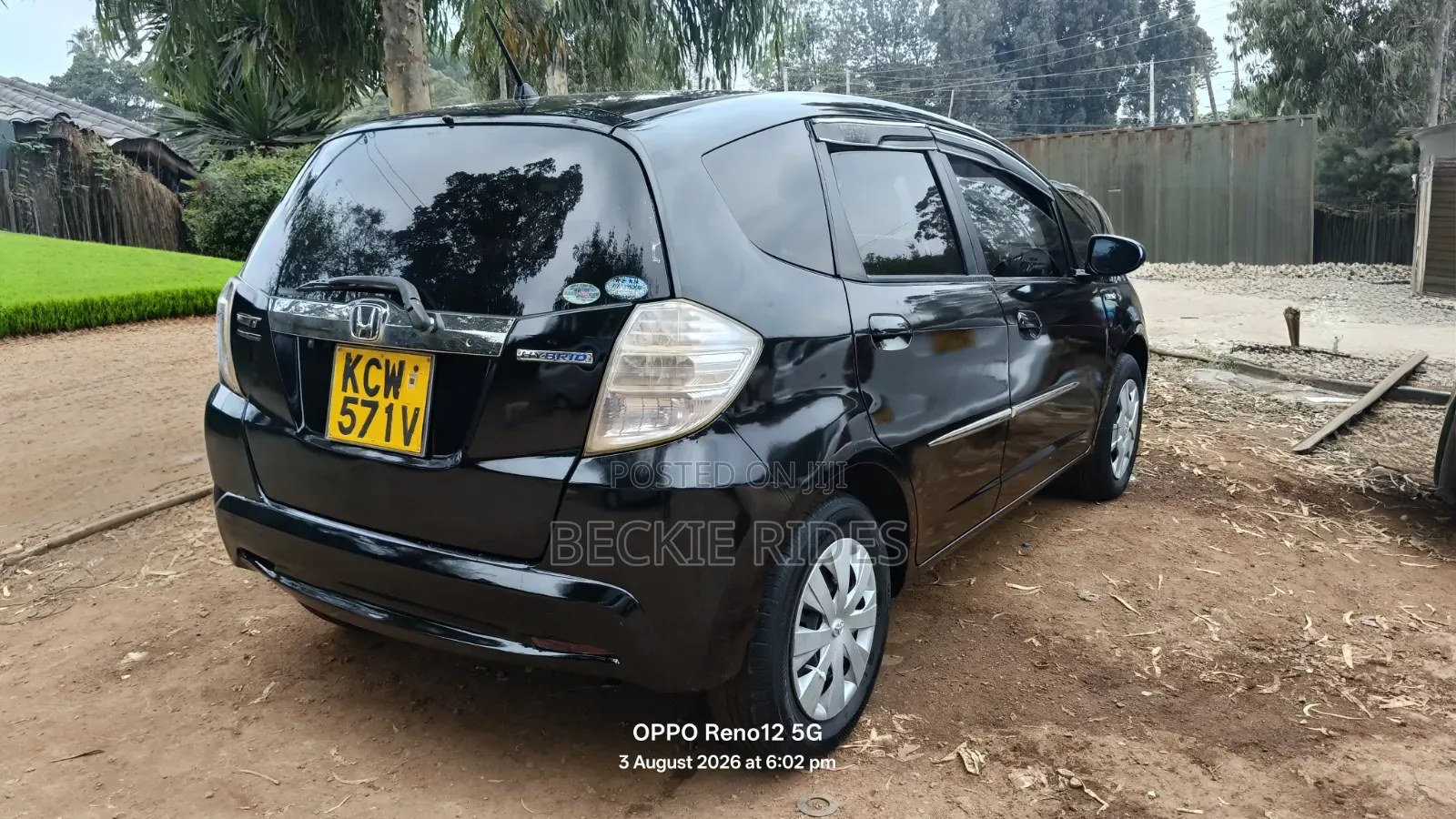 Honda Fit 2012 Black
