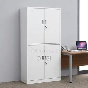 Office Cabinet; 4 Doors Lockable Office File Storage Cabinet