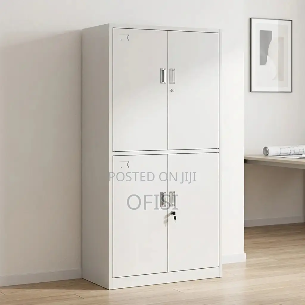 Office Cabinet; 4 Doors Lockable Office File Storage Cabinet
