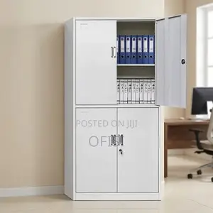 Office Cabinet; 4 Doors Lockable Office File Storage Cabinet