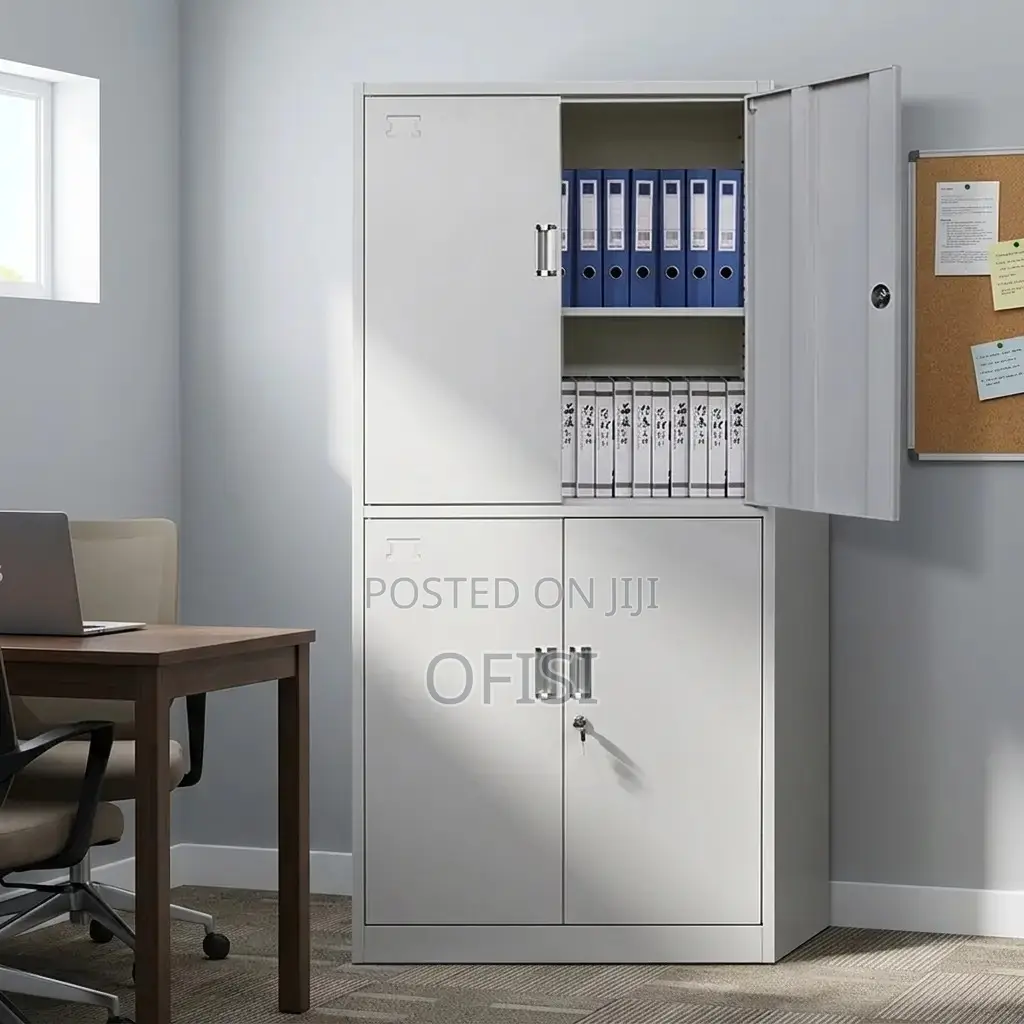 Office Cabinet; 4 Doors Lockable Office File Storage Cabinet