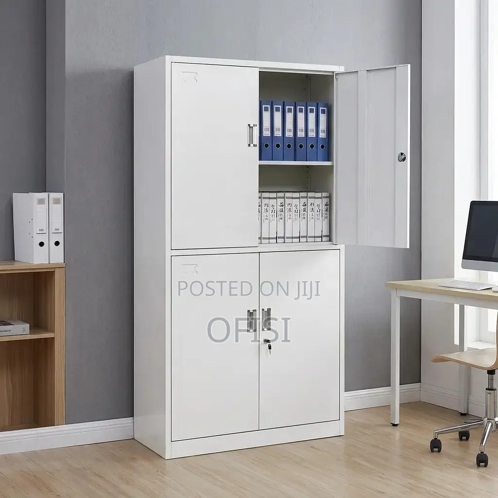 Office Cabinet; 4 Doors Lockable Office File Storage Cabinet