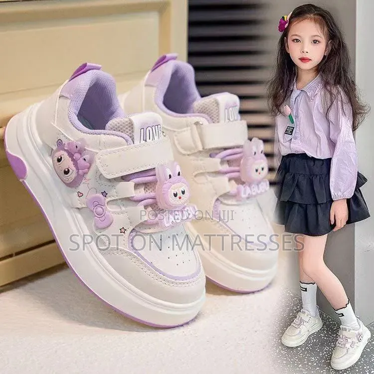 Cutesy Girls' Sneakers. Size 26-37. Delivery Services Available.
