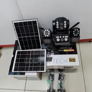 Triple Lens 4g Solar PTZ Outdoor V380 3Lens Camera With Dual Panel