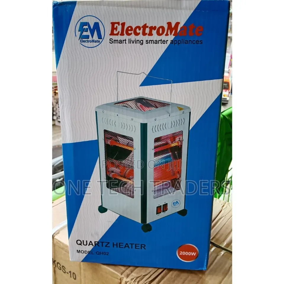 Electromate Square Quartz Heater- 5 Sided