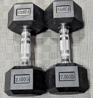 7.5kg Hexagonal Dumbbells