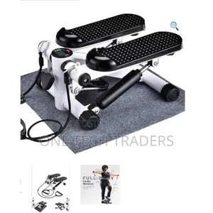 Mini Fitness Stepper With Resistance Bands