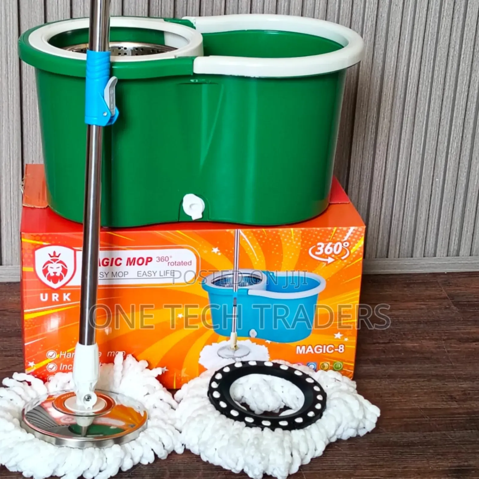 Mettalic Spin Mop- Rotating 360°
