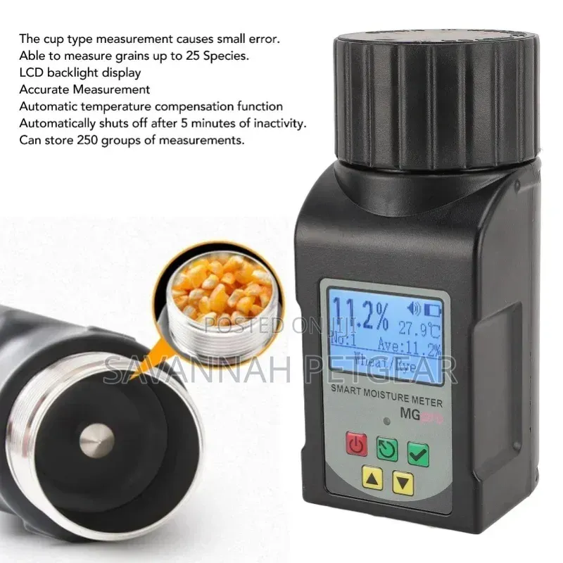 Portable LED Display Grain Moisture Tester Meter