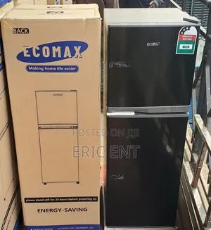 Ecomax 118 Litres Dark Silver Double Door Refrigerator
