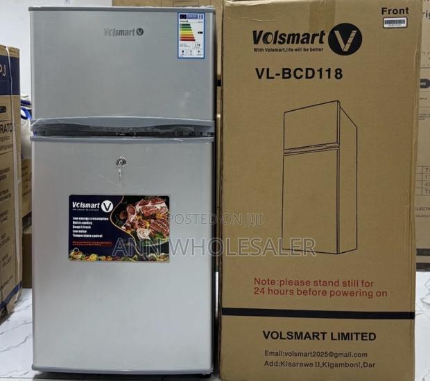 118 Mini Double Door Fridge - main view