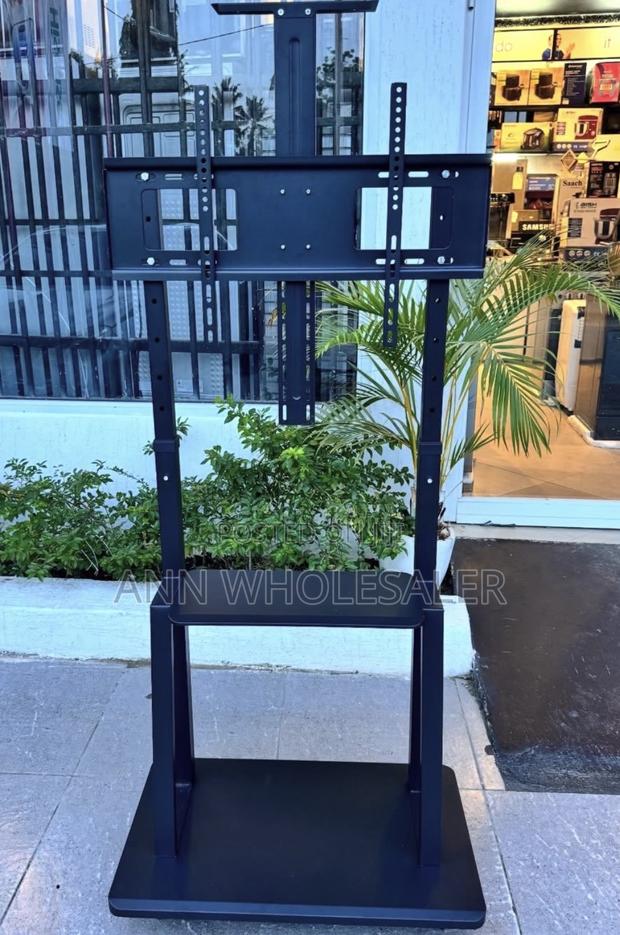 Mobile TV Trolley Stand With Wall Mount Prices - thumbnail 2