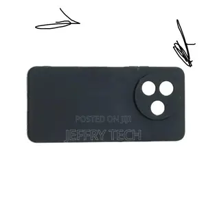 Silicone Back Cover for ITEL S24-Black