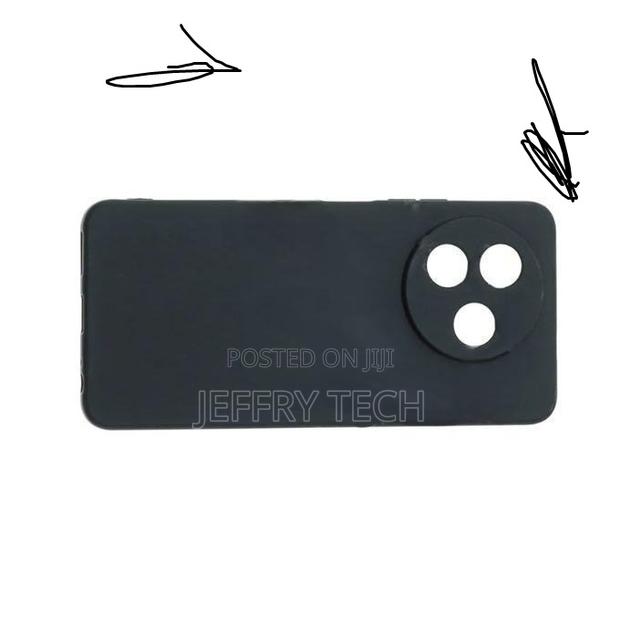 Silicone Back Cover for ITEL S24-Black
