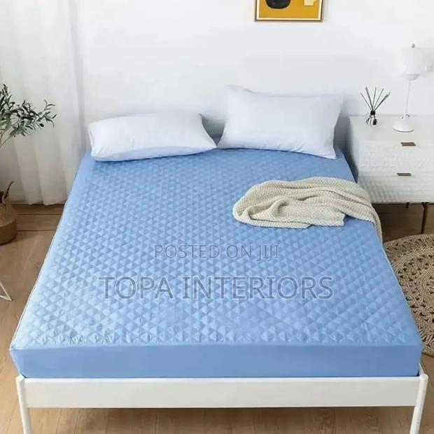 Sky Blue Premium Waterproof Mattress Protector Covers - main view